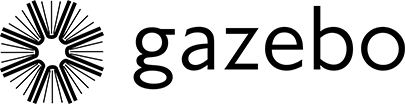 Logo with gazebo